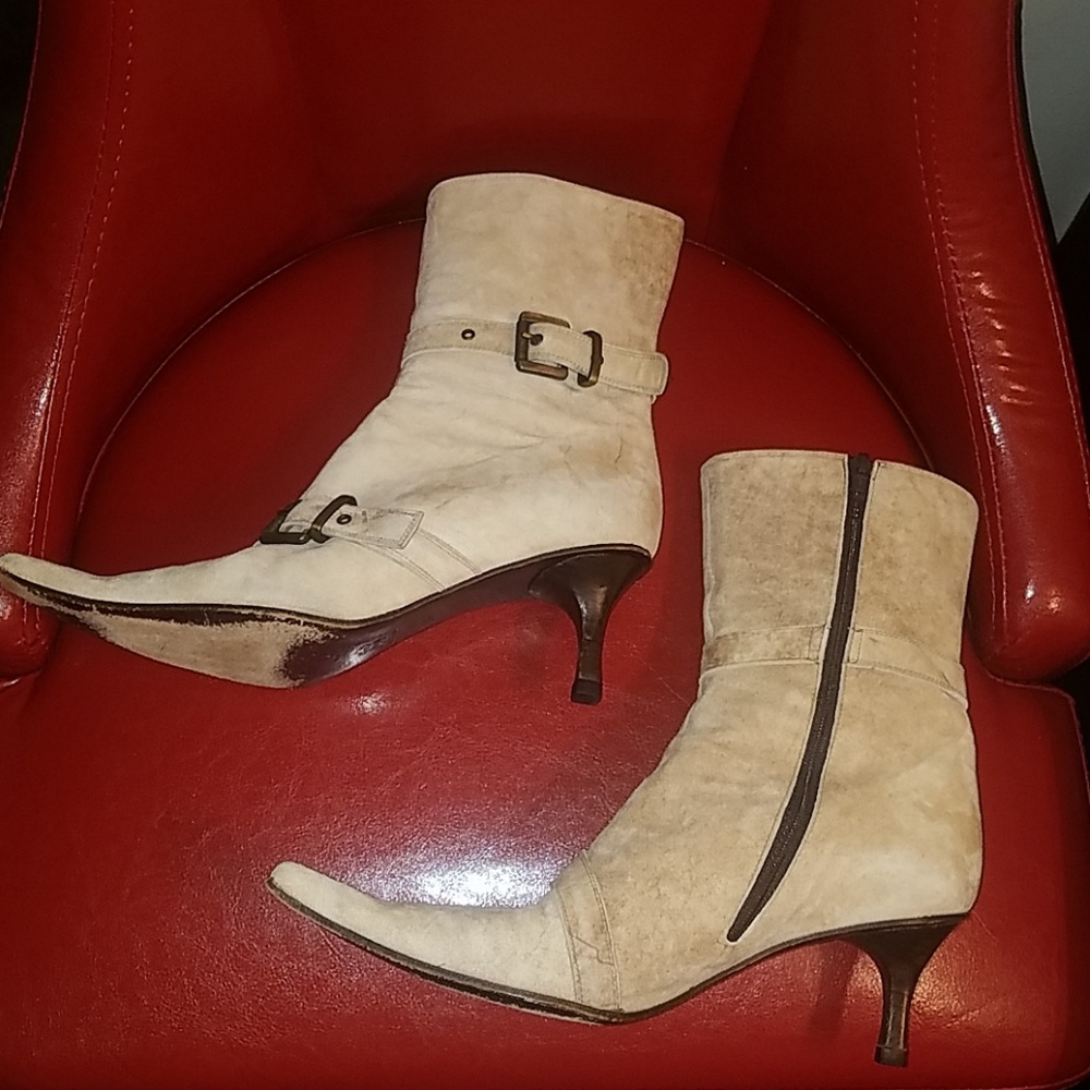 Suede Booties - Picture 5 of 8